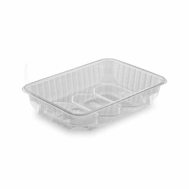 Vanička (PP) hranatá priehľadná 186 x 133 mm 500ml [50 ks]_1