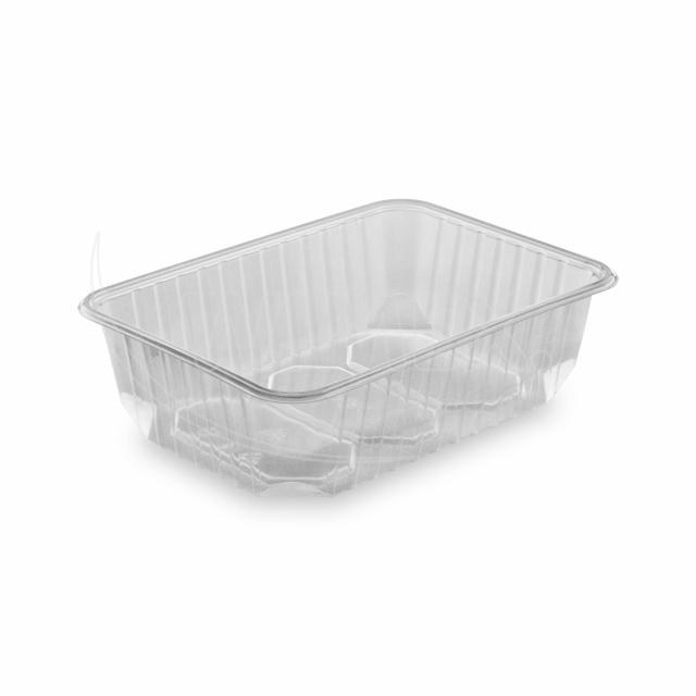 Vanička (PP) hranatá priehľadná 186 x 133 mm 750ml [50 ks]_1