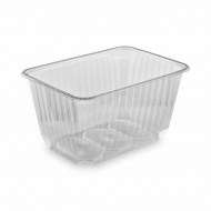 Vanička (PP) hranatá priehľadná 186 x 133 mm 1500ml [50 ks]_1