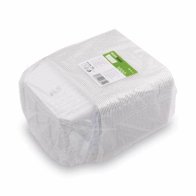 Vanička (PP) hranatá biela 186 x 133 mm 1000ml [50 ks]_6