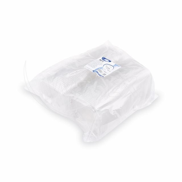Miska (rPET) s viečkom hranatá priehľadná 125ml [50 ks]_6