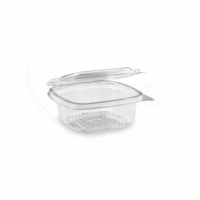 Miska (rPET) s viečkom hranatá priehľadná 250ml [50 ks]_5