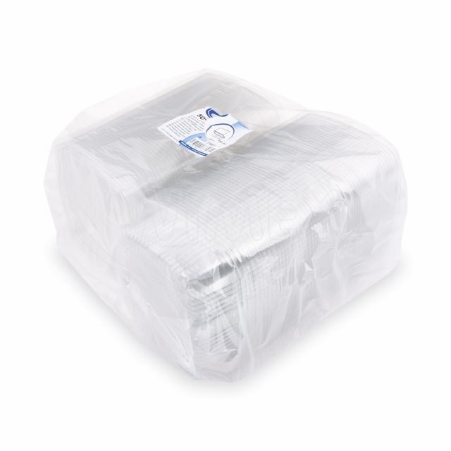 Miska (rPET) s viečkom hranatá priehľadná 750ml [50 ks] - Dopredaj_6
