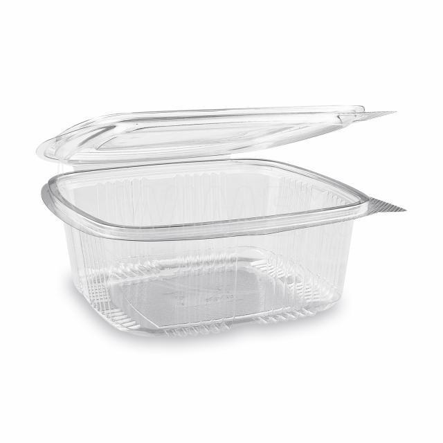 Miska (rPET) s viečkom hranatá priehľadná 1000ml [50 ks]_5