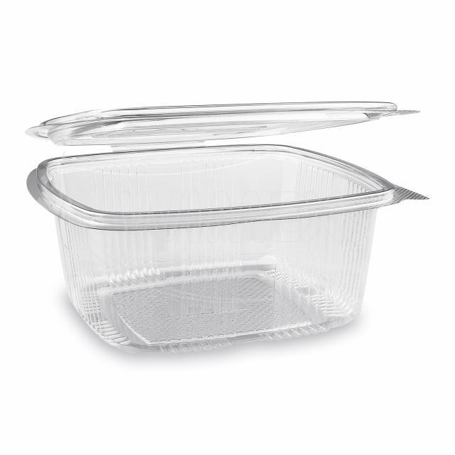 Miska (rPET) s viečkom hranatá priehľadná 1500ml [50 ks]_5