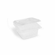 Miska (rPET) s viečkom hranatá priehľadná 500ml [50 ks]_2