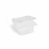 Miska (rPET) s viečkom hranatá priehľadná 500ml [50 ks]_1