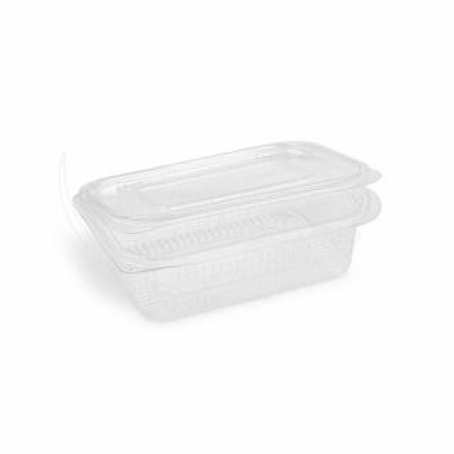 Miska (rPET) s viečkom hranatá priehľadná 750ml [50 ks]_2