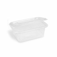 Miska (rPET) s viečkom hranatá priehľadná 1000ml [50 ks]_1