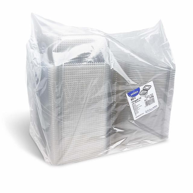 Miska (rPET) s viečkom hranatá priehľadná 1500ml [50 ks]_4