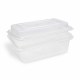 Miska (rPET) s viečkom hranatá priehľadná 1500 + 450 ml [50 ks]_1