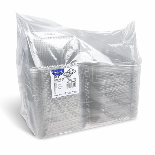 Miska (rPET) s viečkom hranatá priehľadná 2000ml [50 ks]_4