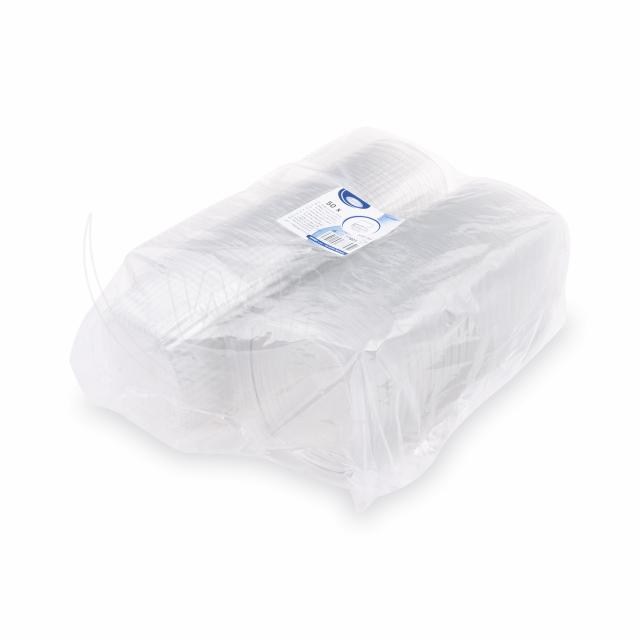 Miska (rPET) s viečkom oválna priehľadná 500ml [50 ks]_8