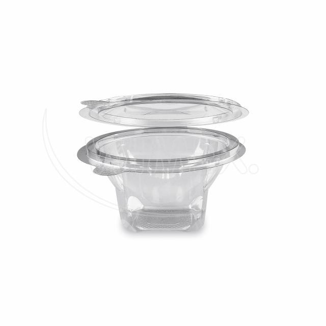 Miska (rPET) s viečkom okrúhla priehľadná 250ml [50 ks]_1