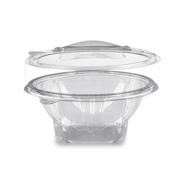 Miska (rPET) s viečkom okrúhla priehľadná 750ml [50 ks]_5