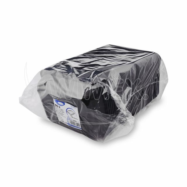 Menu misa (PP) nedelená čierna 227 x 178 x 50 mm [50 ks] nahrada ZMC1_1