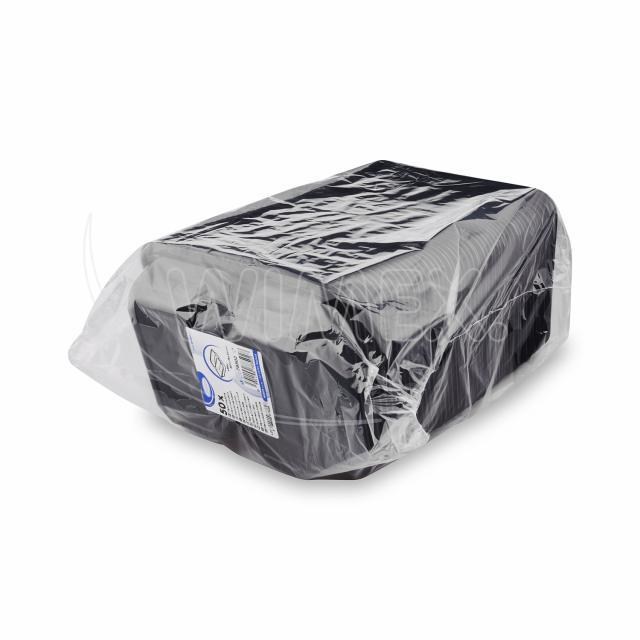 Menu misa (PP) 2dielna čierna 227 x 178 x 50 mm [50 ks] - nahrada ZMC2_5