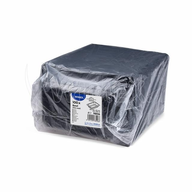 Miska (PP) hranatá černá 178 x 127 x 50 mm 600ml [100 ks]_2