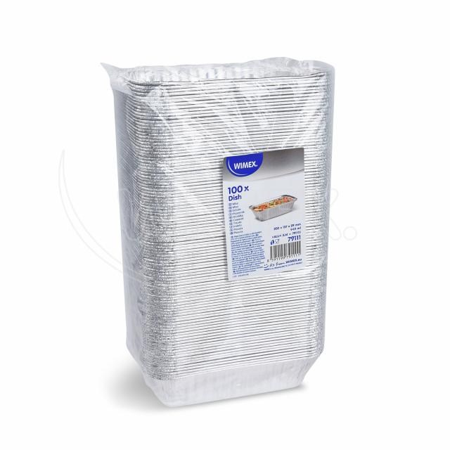 Misa (ALU) hranatá 202 x 137 x 59 mm 940ml na cestoviny [100 ks]_4