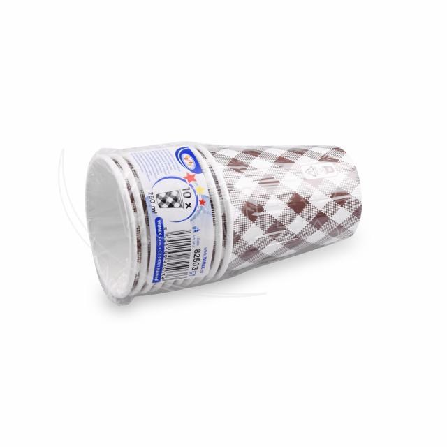 Papierový pohár Karo O80mm 280ml M: 0,2L/8oz [10 ks]_1