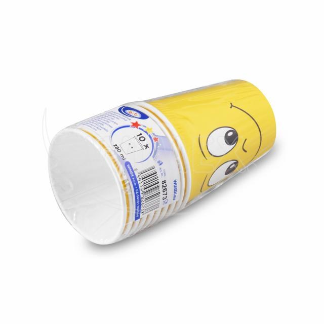 Papierový pohár Smile O80mm 280ml M: 0,2L/8oz [10 ks]_8