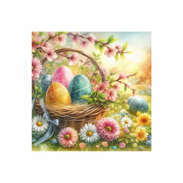 Obrúsok (PAP FSC Mix) 3vrstvý Veľká noc 33 x 33 cm [20 ks]_3