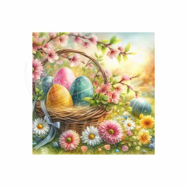 Obrúsok (PAP FSC Mix) 3vrstvý Veľká noc 33 x 33 cm [20 ks]_1