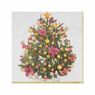 Obrúsok (PAP FSC Mix) 3vrstvý Vianoce 33 x 33 cm [20 ks] - vianočný stromček_1