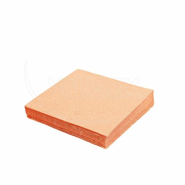 Obrúsok (PAP FSC Mix) 2vrstvý apricot 33 x 33 cm [250 ks]_5