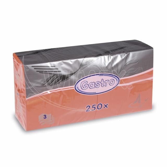 Obrúsok (PAP FSC Mix) 3vrstvý oranžový 33 x 33 cm [250 ks]_4