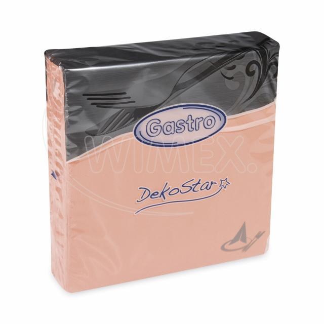 Obrúsok (PAP FSC Mix) DekoStar apricot 40 x 40 cm [40 ks] - Dopredaj_4