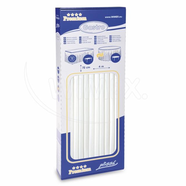 Stolová sukienka (PAP-Airlaid) PREMIUM biela 72cm x 4m [1 ks]_1