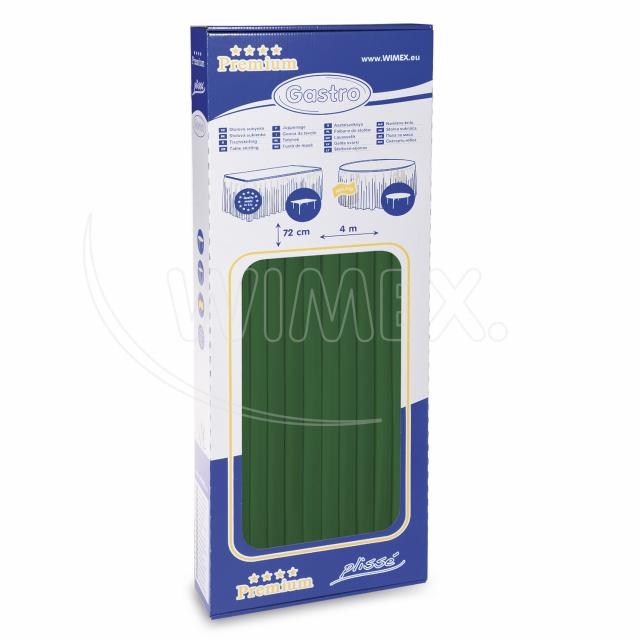 Stolová sukienka (PAP-Airlaid) PREMIUM tmavozelená 72cm x 4m [1 ks]_1