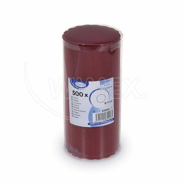 Rozetka (PAP-Airlaid) PREMIUM bordová O9cm [500 ks]_1