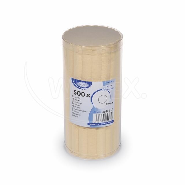 Rozetka (PAP-Airlaid) PREMIUM béžová O9cm [500 ks]_4