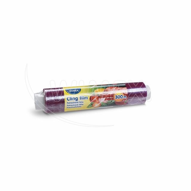 Potravinová fólia (PVC) 8µm 29cm x 300m jednotlivo balená [1 ks]_1