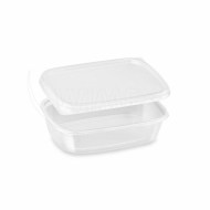 Miska (PP) hranatá priehľadná 125ml + viečko [250 sád]_1