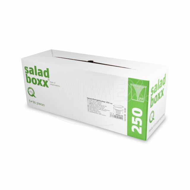 Miska (PP) okrúhla priehľadná 250ml + viečko [250 sád]_1