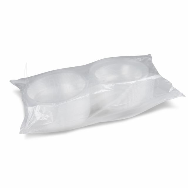Šalátová miska (PP) s vypuklým viečkom priehľadná 1700ml [25 ks]_1