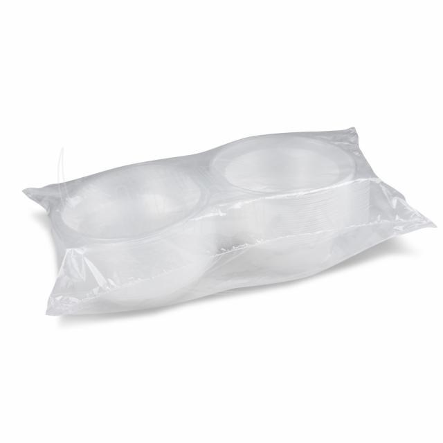 Šalátová miska (PP) s vypuklým viečkom priehľadná 2200ml [25 ks]_1